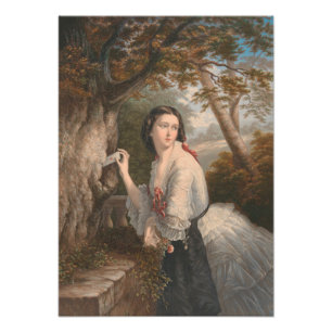 Secret Corresponde: Girl Note to Forbidden Love Photo Print