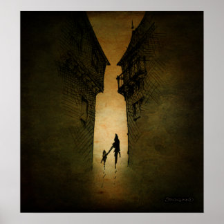 Secret Dark Alley Print