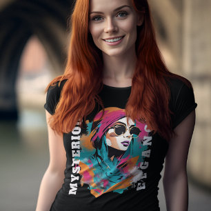Secret elegance Modern Art Portrait woman T-Shirt