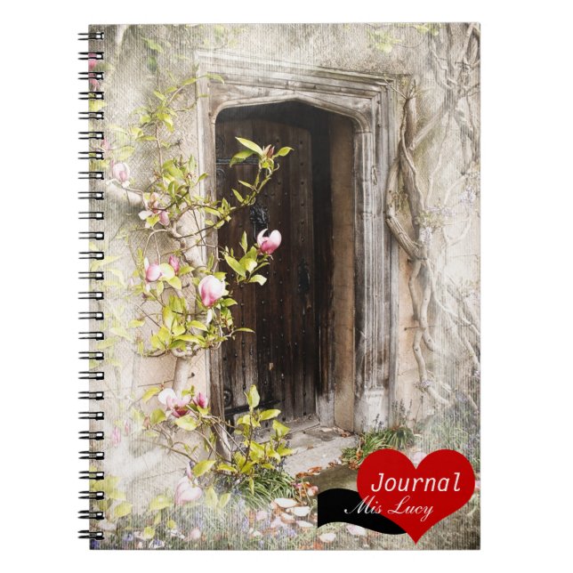 Secret Fairy door to "magical land" / Fairy Notebook (Front)