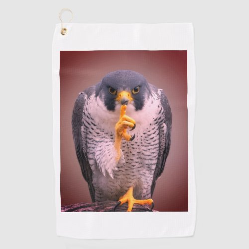 Secret Falcon Sherpa Throw Golf Towel