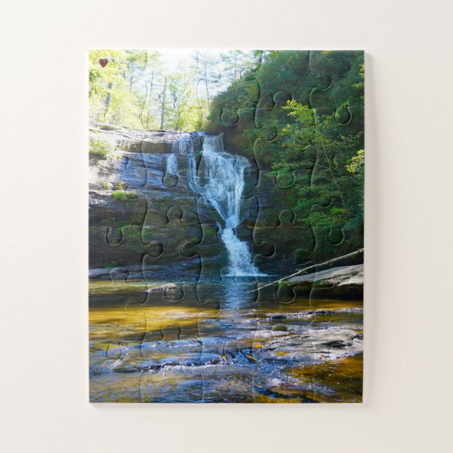Secret Falls North Carolina Jigsaw Puzzle (Vertical)