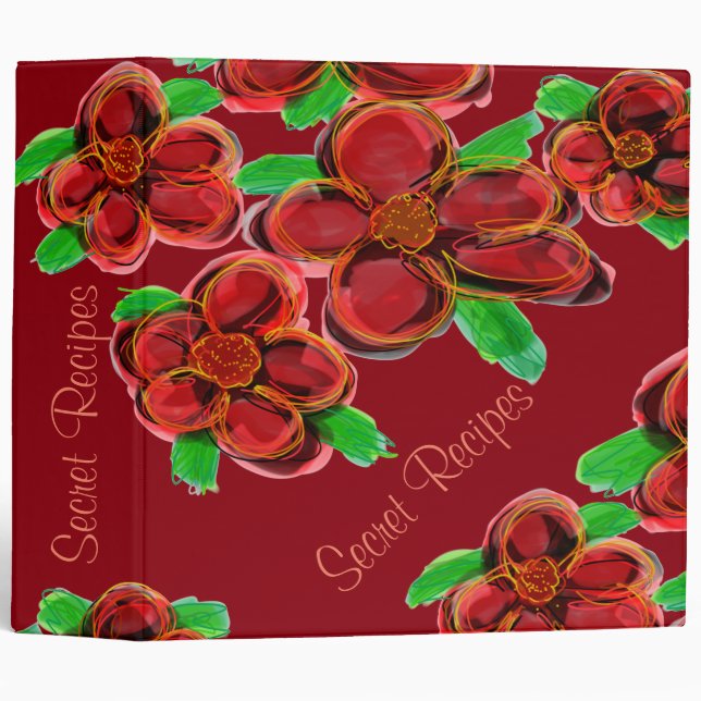 Secret Family Recipe Book Binder (Front/Spine)