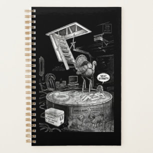Secret Garage Resort Funny Spiral Notebook planner