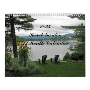 Secret Garden 12 Month Flower Calendar
