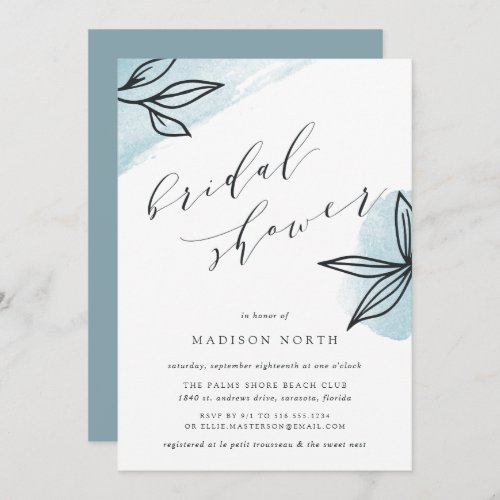 Secret Garden Bridal Shower Invitation