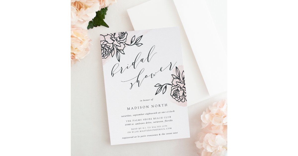 Secret Garden Bridal Shower Invitation Zazzle