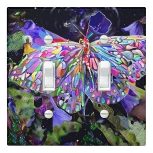 Secret Garden Butterfly! Light Switch Cover