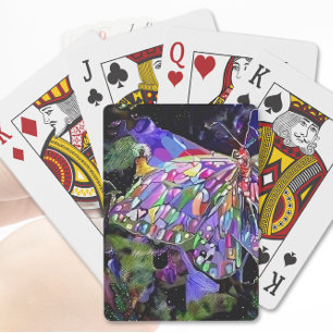 Secret Garden Butterfly Poker Cards