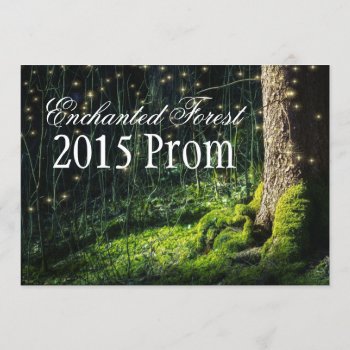 Secret Garden   Enchanted Forest Prom Invitations by natureprints at Zazzle