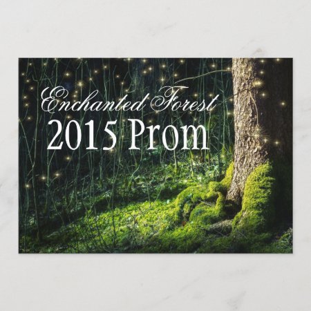Secret Garden   Enchanted Forest Prom Invitations
