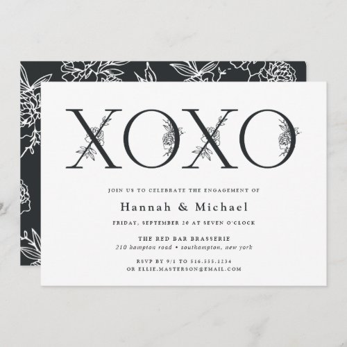 Secret Garden Engagement Party Invitation