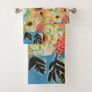 Secret Garden Floral III Bath Towel Set