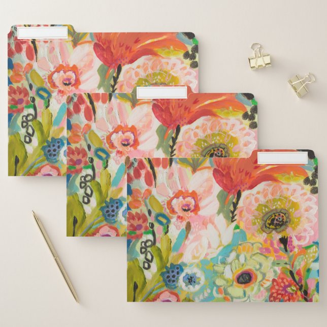 Secret Garden Floral III File Folder (Set)