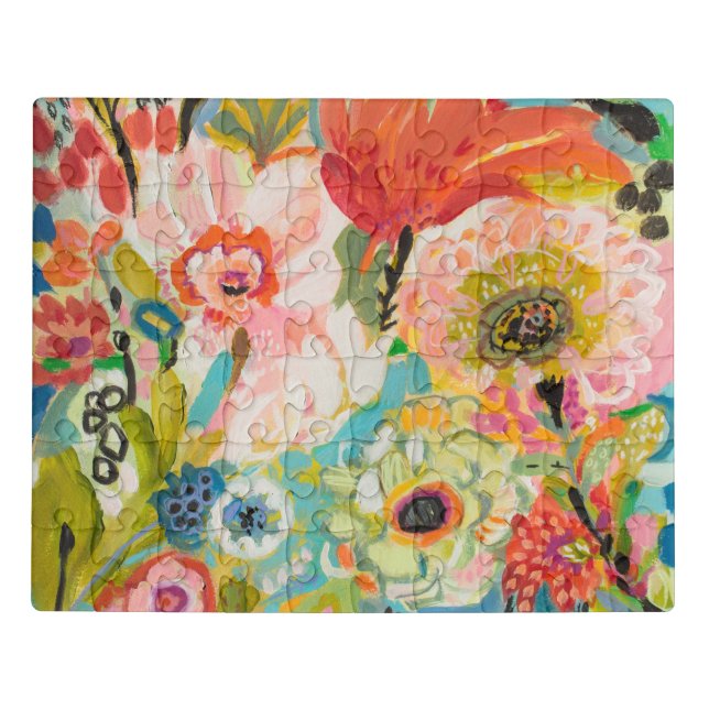 Secret Garden Floral III Jigsaw Puzzle (Puzzle Horizontal)