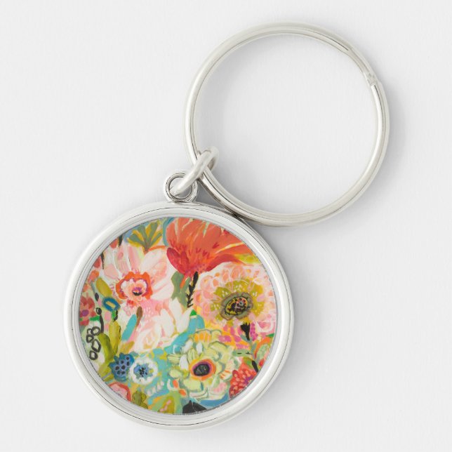 Secret Garden Floral III Keychain (Front)