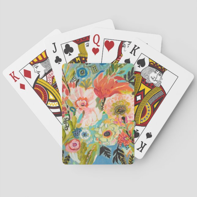 Secret Garden Floral III Poker Cards (Back)
