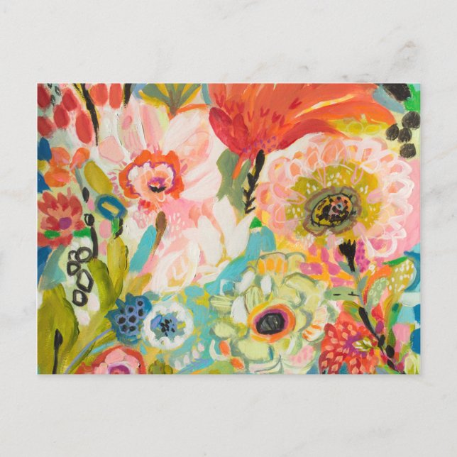 Secret Garden Floral III Postcard (Front)