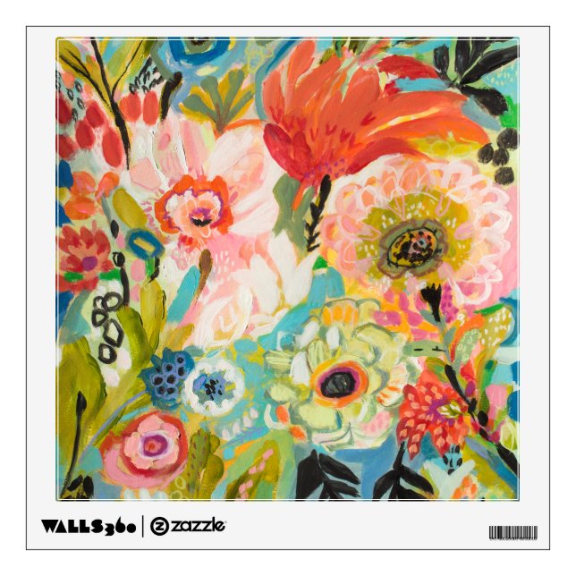 Secret Garden Floral III Wall Sticker (Front)