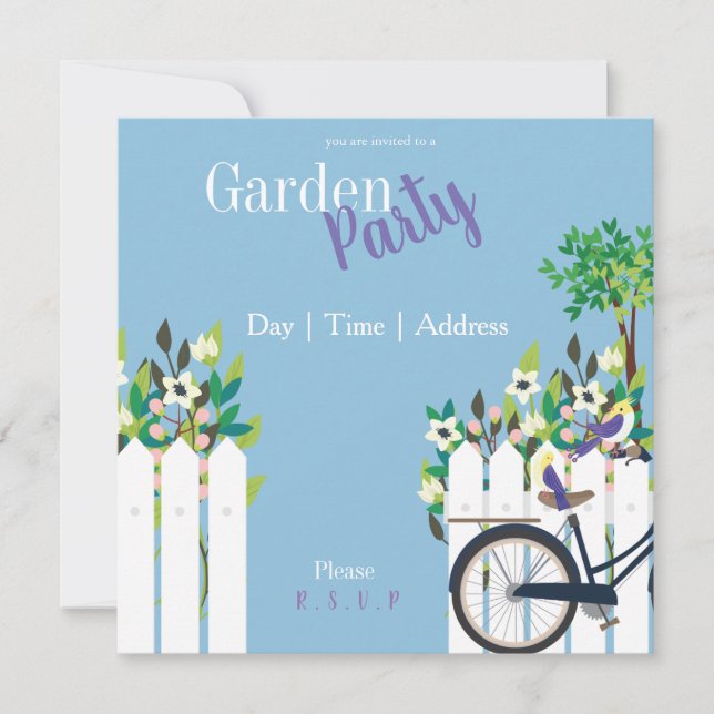 Secret Garden | Garden Party Invitations (Front)