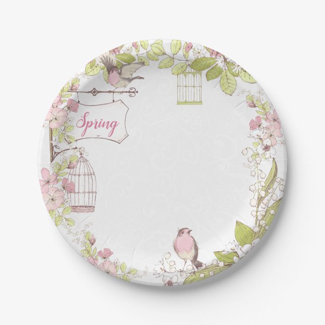 Secret Garden Paper Plates (Front)