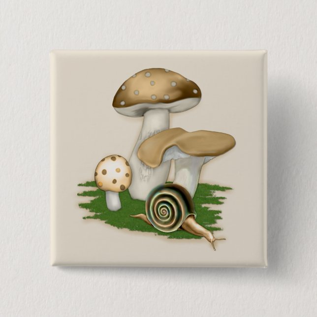 Secret Garden Pinback Button (Front)