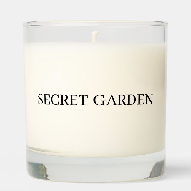 Secret Garden Scented Candle (Front)
