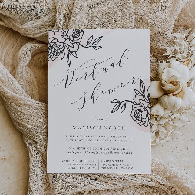 Secret Garden Virtual Bridal or Baby Shower Invitation (Creator Uploaded)