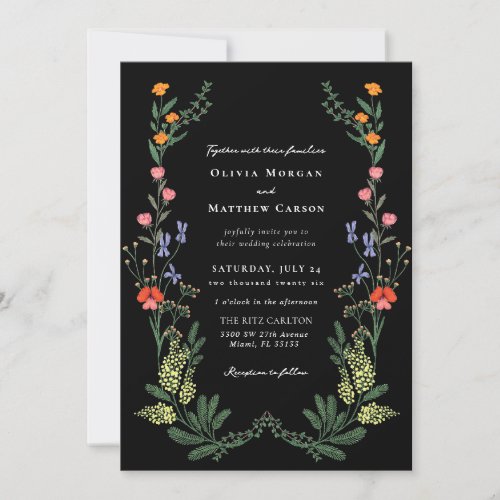 Secret Garden Wedding Invitation
