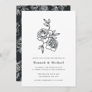Secret Garden Wedding Invitation Ink