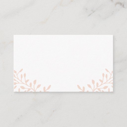 Customizable Secret Garden Wedding Place Cards 100 pk Business Card