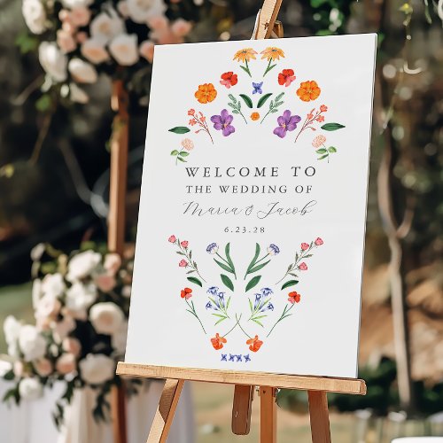 Secret Garden Wedding Welcome Sign