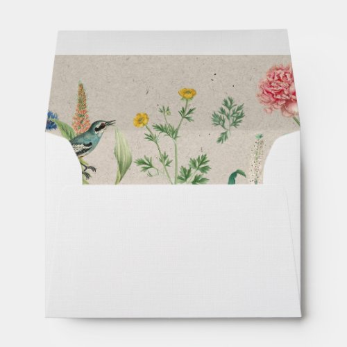 Secret Garden Wildflowers Envelope