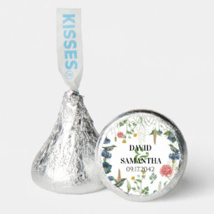 Secret Garden Wildflowers Wedding Frame Hershey®'s Kisses®