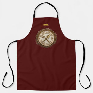 Secret Gardener Personalised United Kingdom Apron