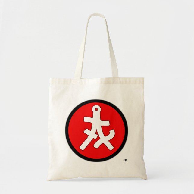Secret ideographs (cool exotic symbols) 5 tote bag (Front)