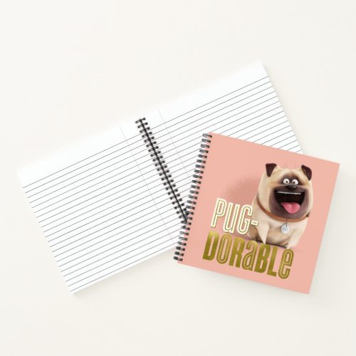 Secret Life of Pets _ Mel  Pug_Dorable Notebook