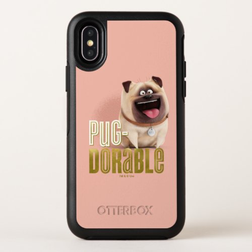 Secret Life of Pets _ Mel  Pug_Dorable OtterBox Symmetry iPhone X Case