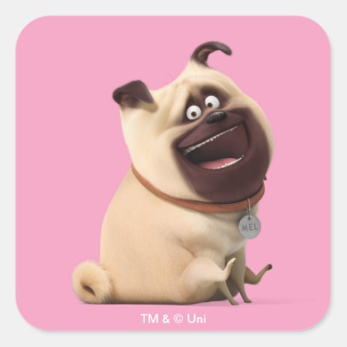 Secret Life of Pets _ Mel Square Sticker