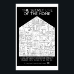 Secret life of the home poster<br><div class="desc">Poster for the London Science museum's gallery called the secret life of the home</div>