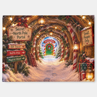 Secret North Pole Elf Portal – Christmas Adventure Magnet