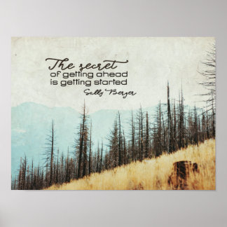 Secret Of Getting Ahead Poster