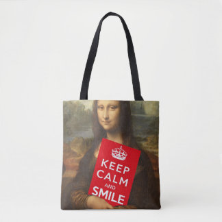 Secret Of Mona Lisa's Smile Tote Bag