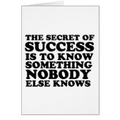 Secret of success (Front)