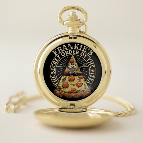 Secret Order Of The Pizza Pocket Watch