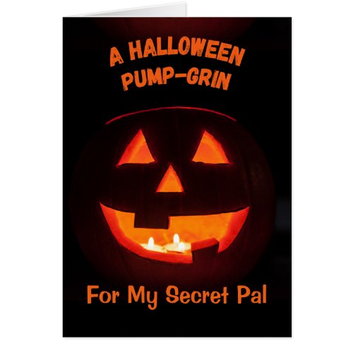 Secret Pal Halloween Cute Jack o Lantern