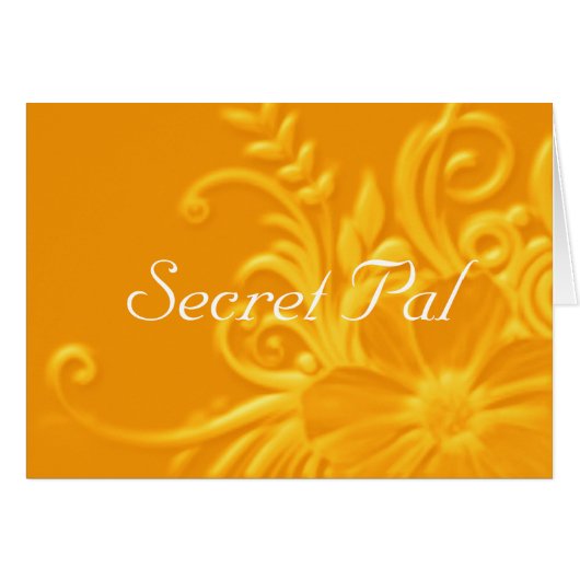 Secret Pal note Cards (Front Horizontal)