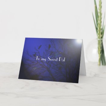 Secret Pal Thoughts Holiday Card by ArdieAnn at Zazzle