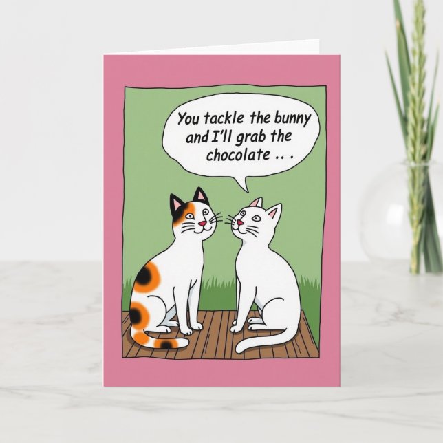Secret Plan Cat Friend Card (Front)