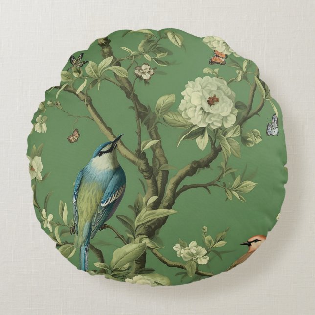 Secret Sanctuary Round Pillow (Front)